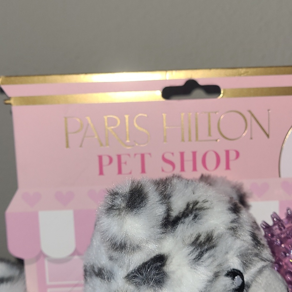 PARIS HILTON Plush Zebra Toy with Purple Bone - Picture 6 of 9